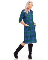 Cozy Plaid Dress thumbnail number 1