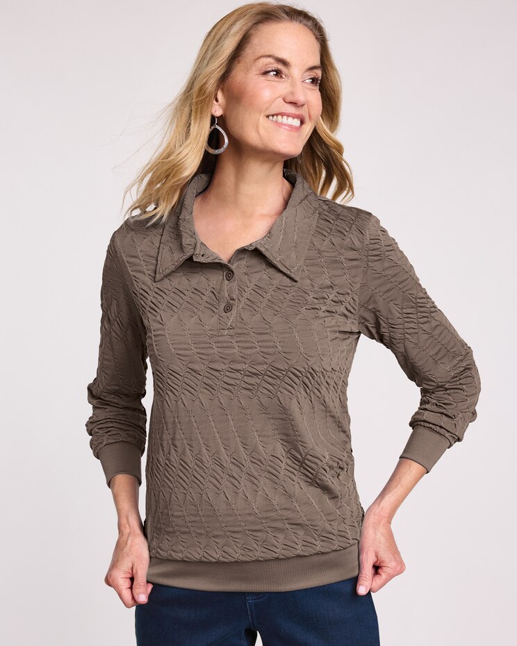 Haband Textured Polo image number 1