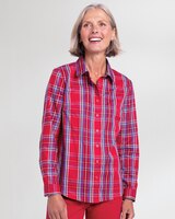 Festive Plaid Cotton Shirt thumbnail number 1