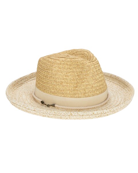 Two Tone Ultrabraid Rolled Brim Fedora