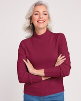 Cashmere-Like Long-Sleeve Sweater thumbnail number 1