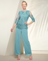 Alex Evenings Embroidered Lace Tunic thumbnail number 3