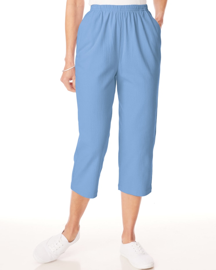 Crinkle Calcutta Cloth Capris image number 1
