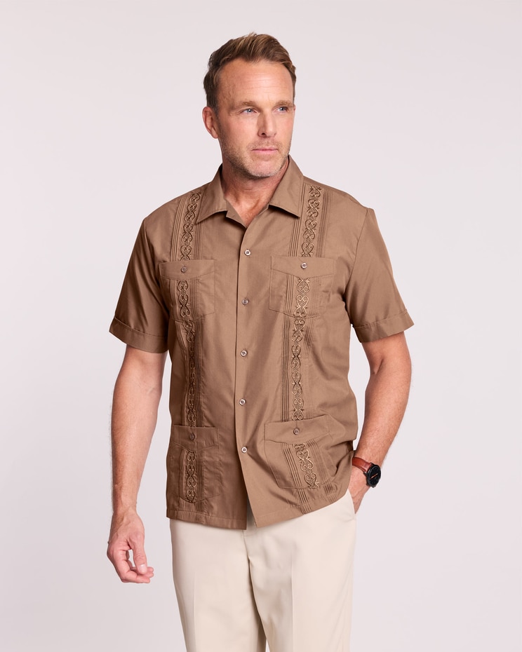 John Blair Short-Sleeve Guayabera Shirt image number 5