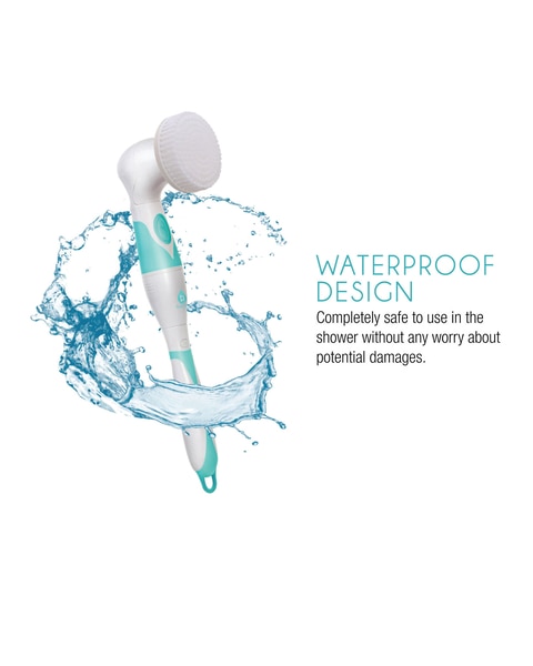 Advanced Facial & Body Cleansing Brush w/ Extended  Handle
