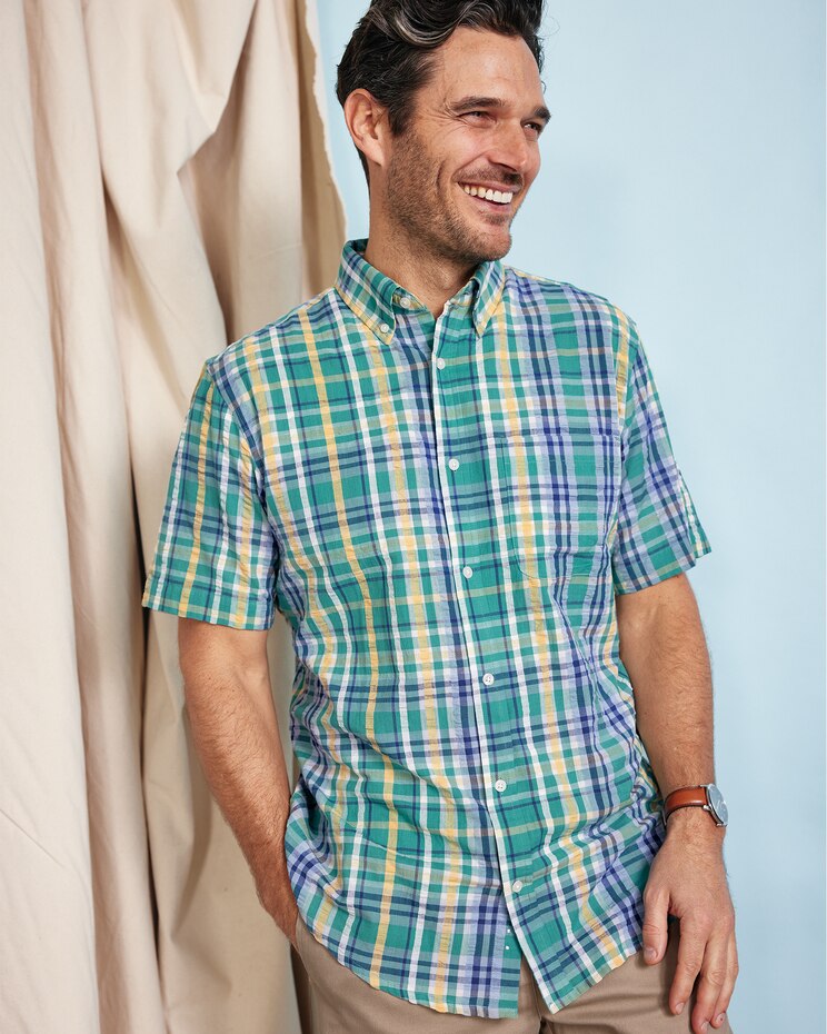 John Blair Seersucker Shirt image number 1