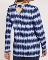 Back Criss-Cross Knit Top thumbnail number 3