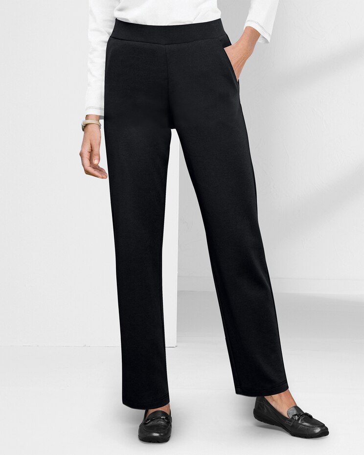 Everyday Knit Straight-Leg Pants image number 1