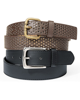 Haband Men's Leather Belt Trio thumbnail number 2