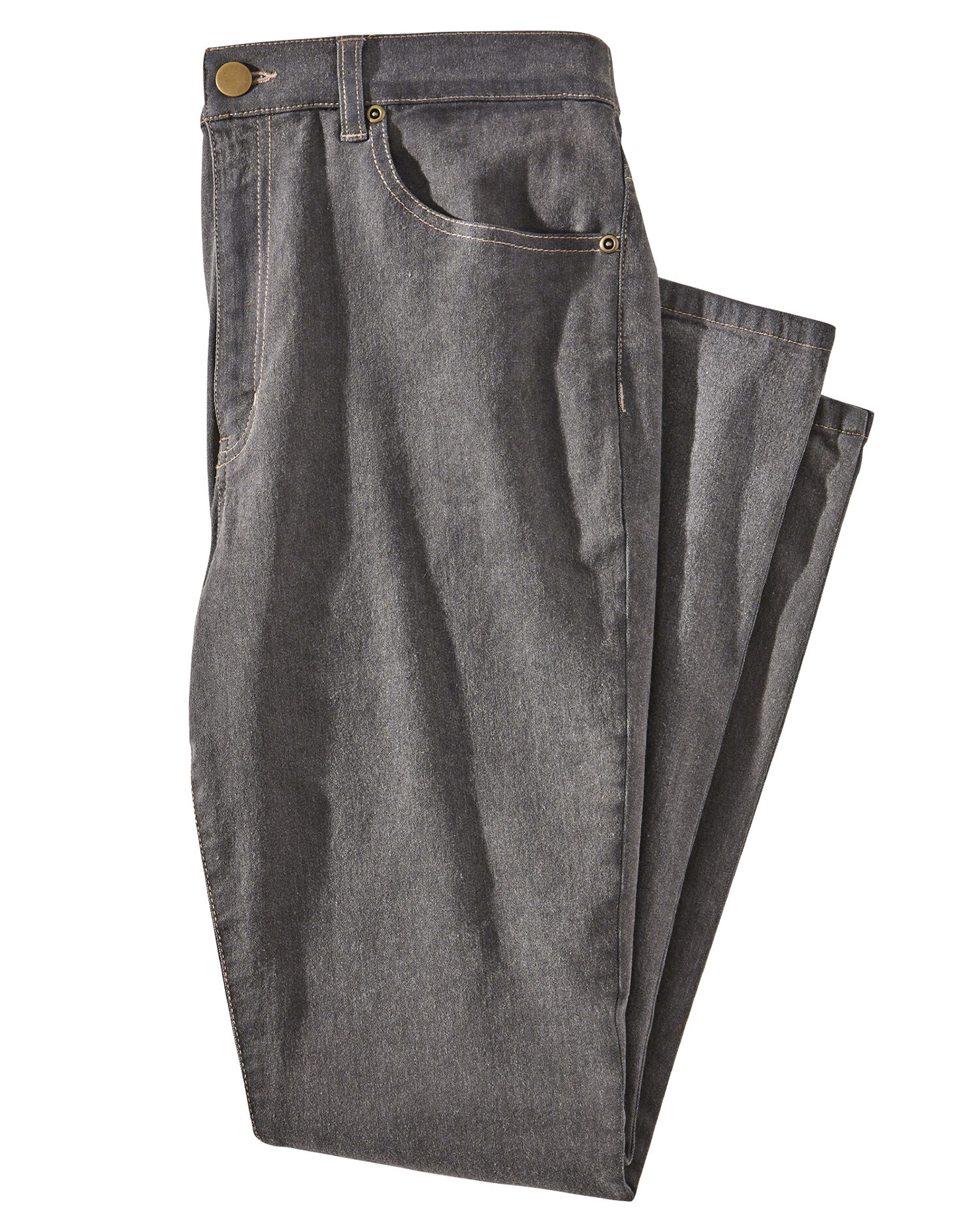 Haband Women s 5 Pocket Stretch Jeans with Back Elastic Tapered Leg Blair