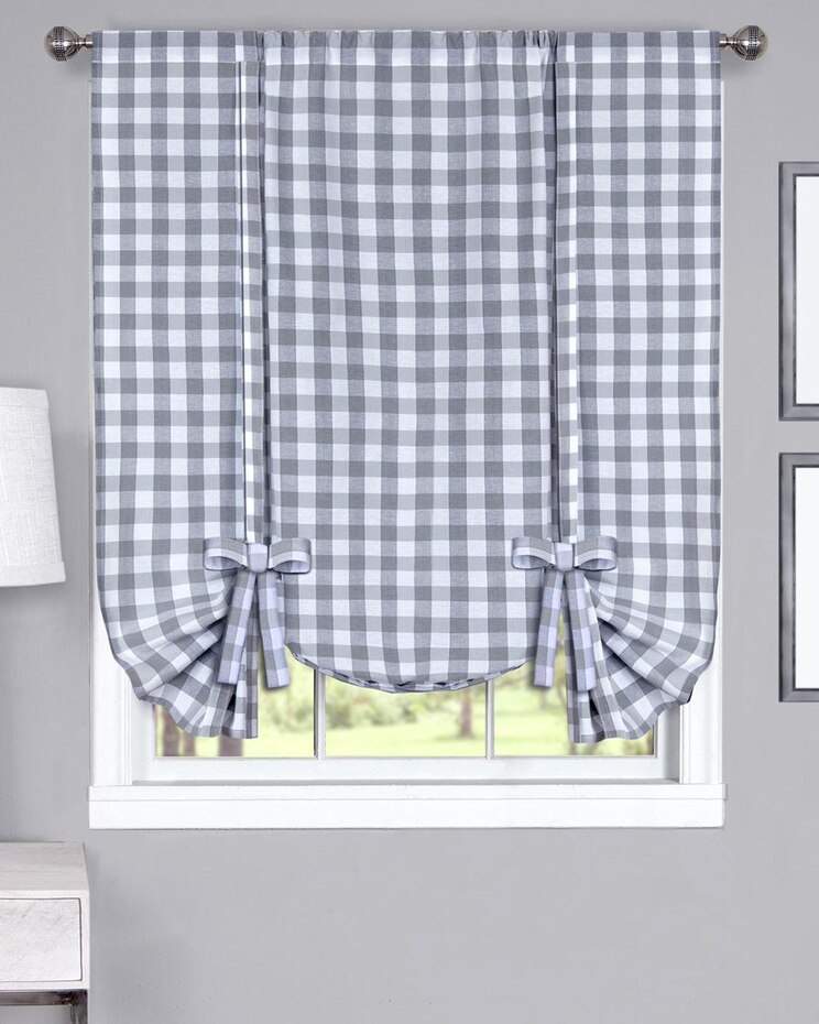 Buffalo Check Window Curtain Valance image number 1