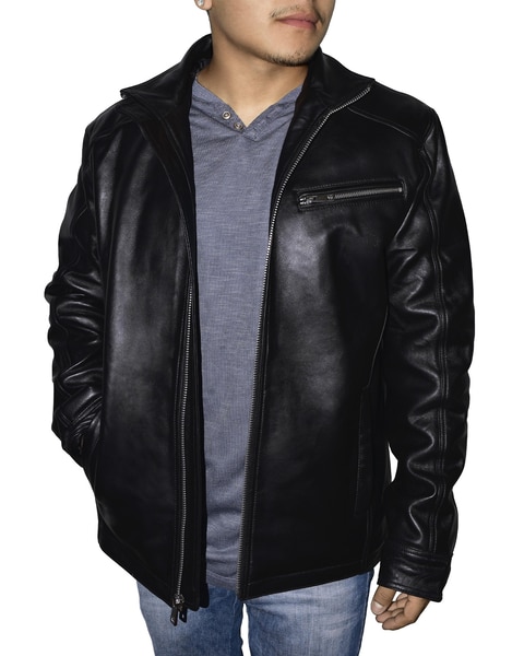 Victory Leather Quilted Lined Racing Jacket
