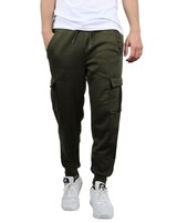 Blue Ice  Men's Heavyweight Fleece-Lined Cargo Jogger Sweatpants thumbnail number 1