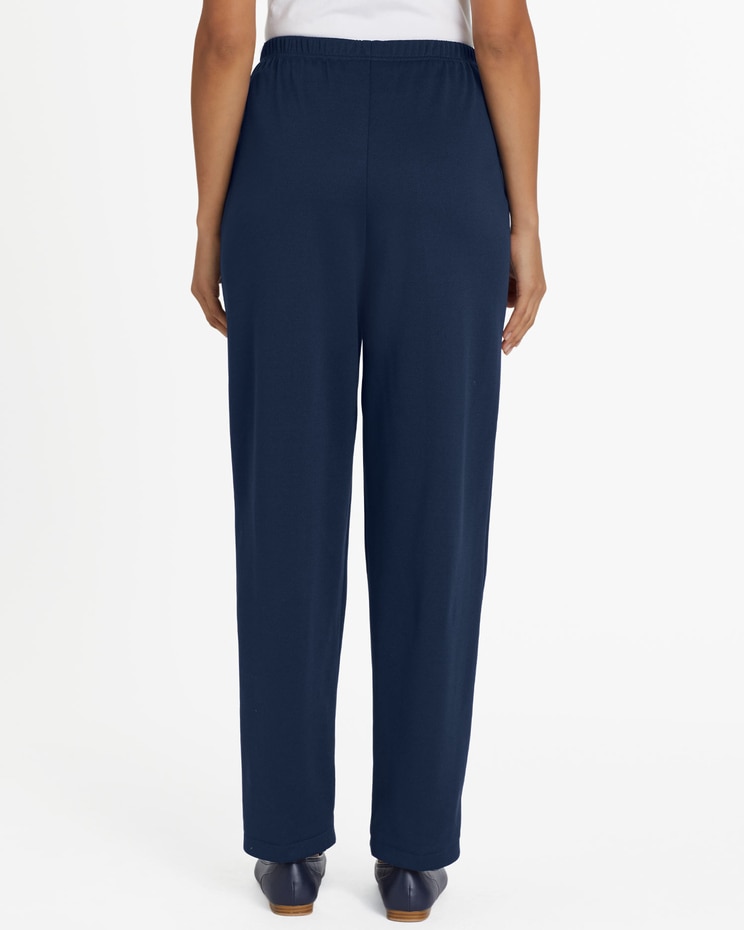 Double Knit Stitched Crease Pants image number 2