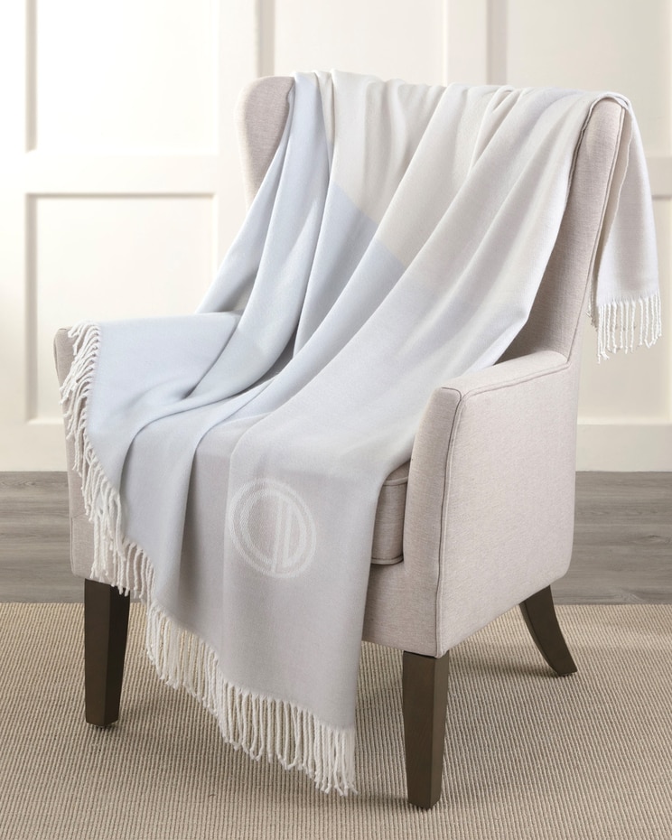 Simone Jacquard Anti-Allergen Throw Blanket image number 1