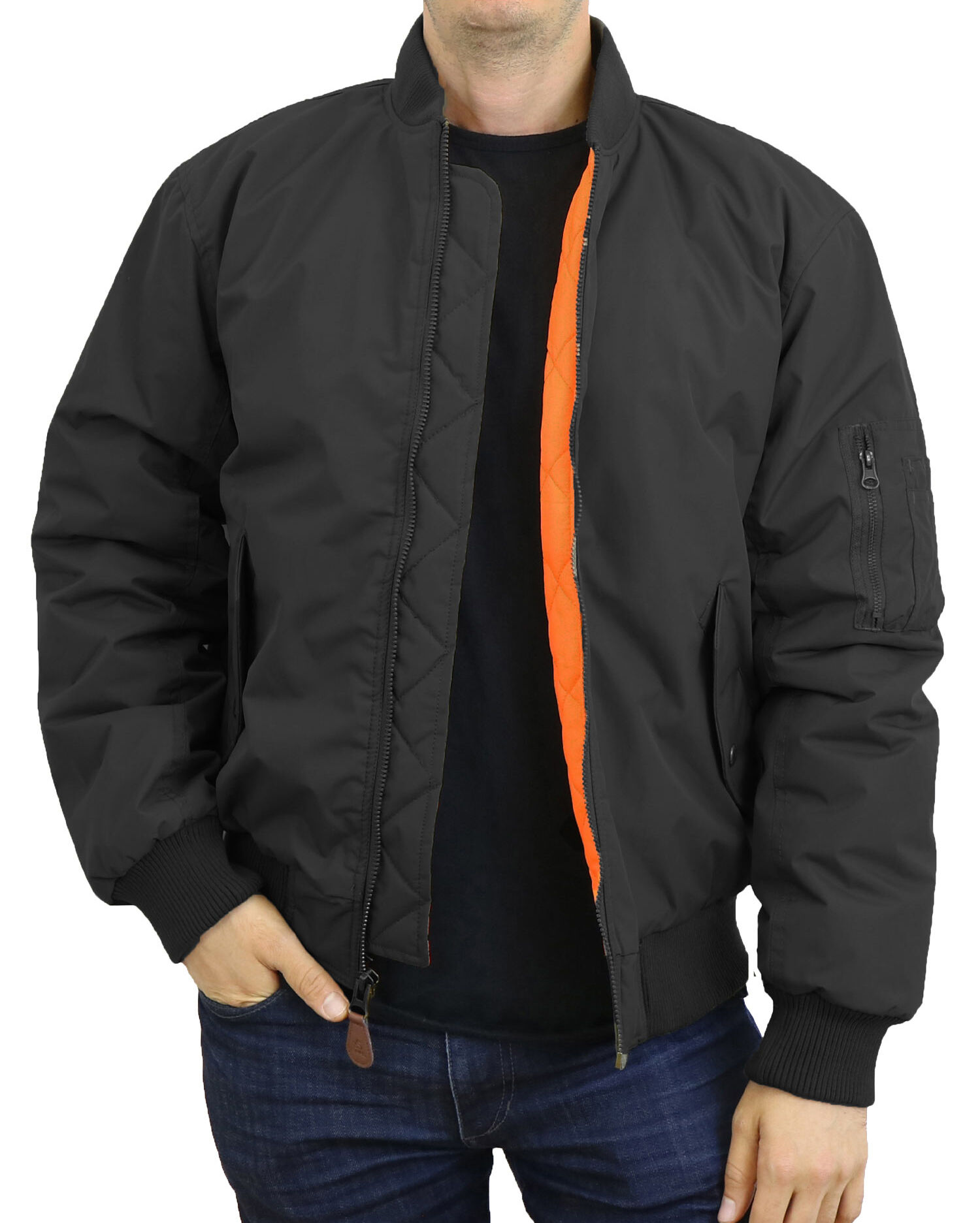 Spire By Galaxy Heavyweight MA-1 Bomber Flight Jacket