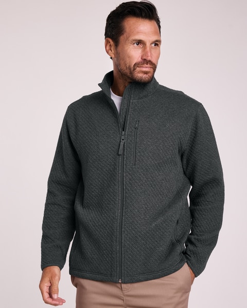 John Blair® Quilted Fleece Jacket