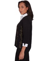Alfred Dunner® Rue Rivoli Beaded Embroidered Cozy Two in One Top thumbnail number 4