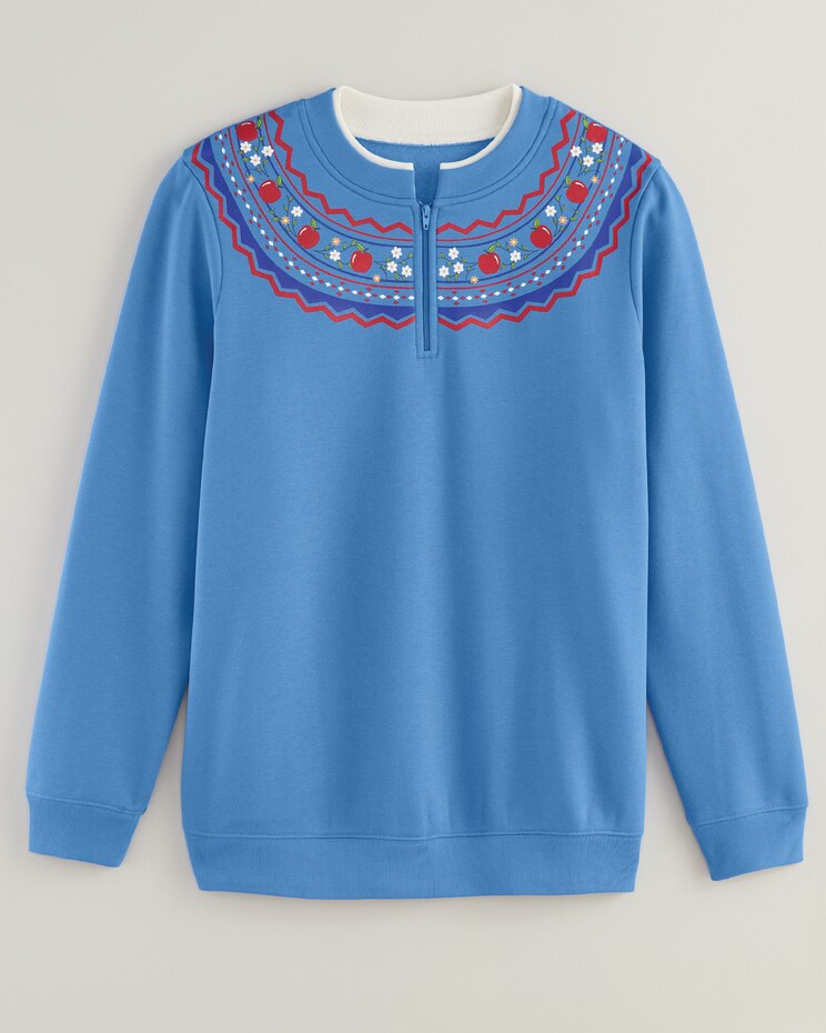 Better-Than-Basic Quarter-Zip Sweatshirt image number 1
