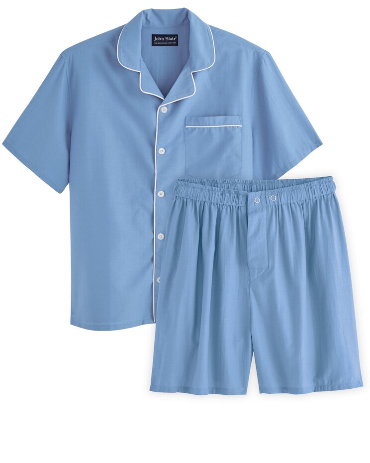 John Blair Broadcloth Sleep Shorts Set image number 1