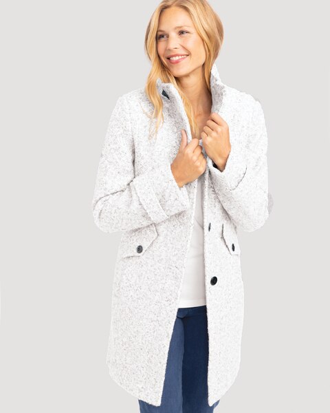 Faux Wool Coat