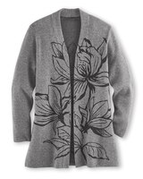 Artistic Floral Cardigan thumbnail number 3