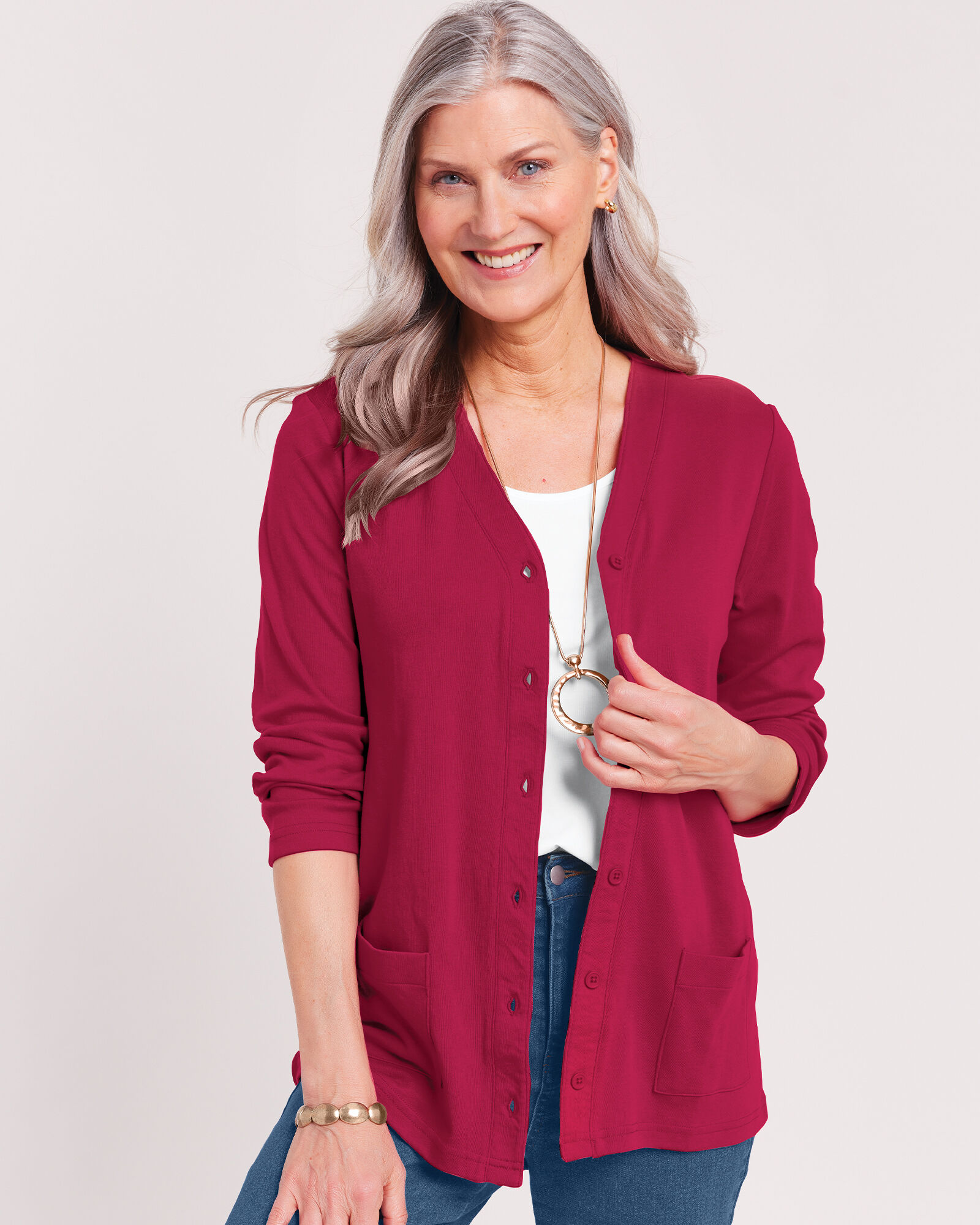 Essential Button Front Jacket Blair