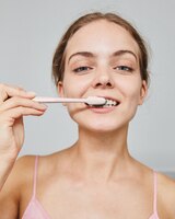Pursonic Natural Radiance Combo: Activated Coconut Charcoal Powder Natural Teeth Whitener + 100% Eco-friendly Cedarwood Toothbrushes (6 Pack) thumbnail number 2