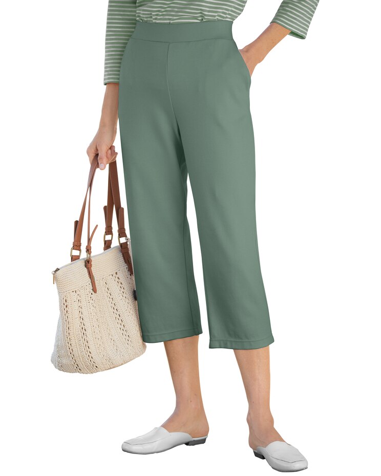 Everyday Knit Capris image number 1