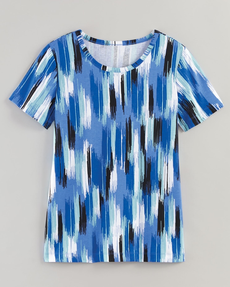 Haband Swirl Print Tee image number 1
