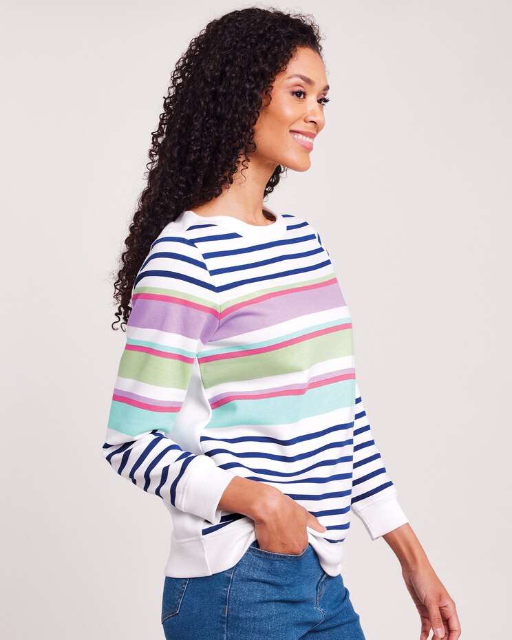 Boatneck Fleece Sweatshirt image number 2