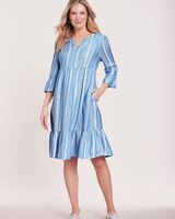 Striped Tiered Dress thumbnail number 1