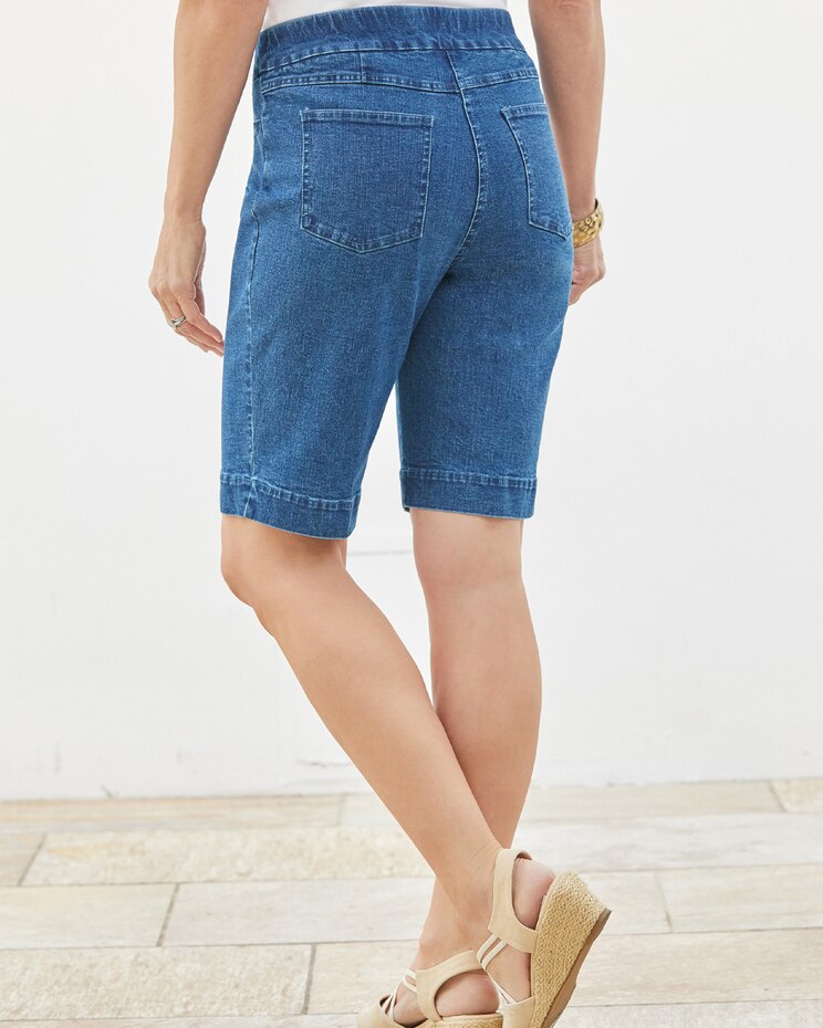 Slimtacular® Denim Shorts image number 2