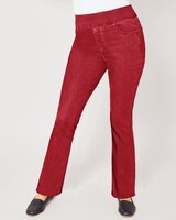 DenimEase™ Flat-Waist Bootcut Jeans thumbnail number 1