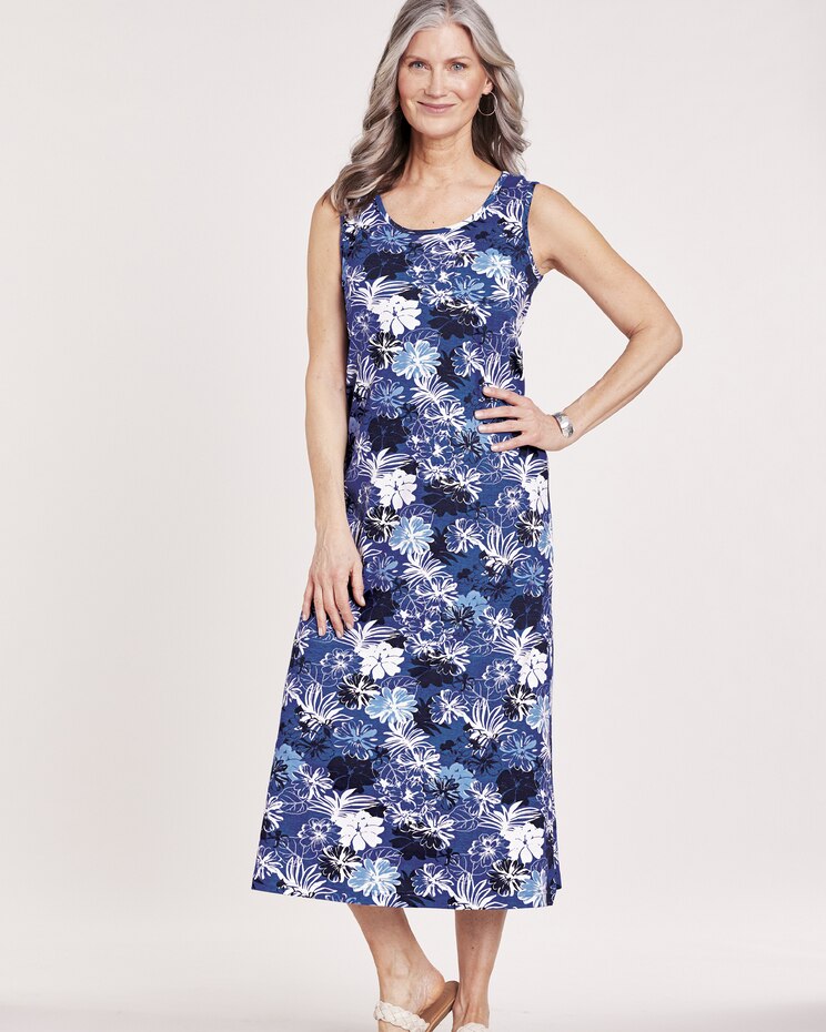 Take It Easy Print Dress image number 1
