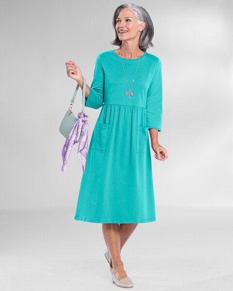 Boardwalk Knit Solid Weekend Dress