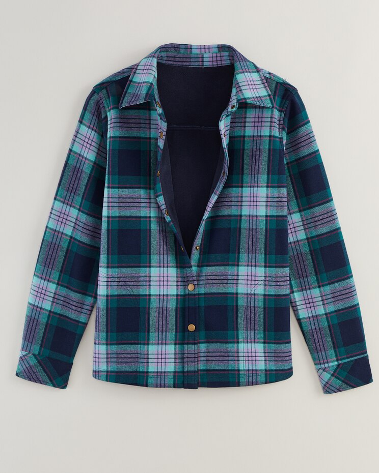 Fleece Lined Flannel Jacket image number 1