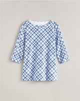 Three-Quarter Sleeve Criss-Cross Sailor Top thumbnail number 1