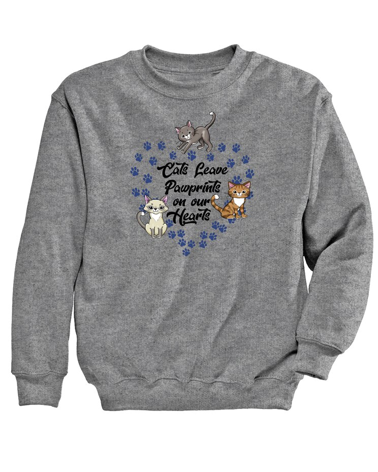 Pawprints Graphic Sweatshirt image number 1