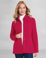 Cambridge Cabled Knit Jacket thumbnail number 1