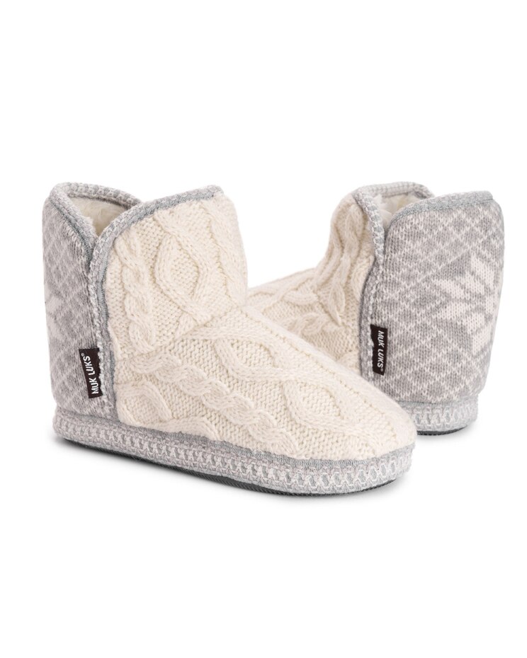 Leigh Slipper Bootie By MUK LUKS® image number 1