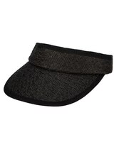 Paperbraid Visor With Floral Sweatband Hat thumbnail number 1