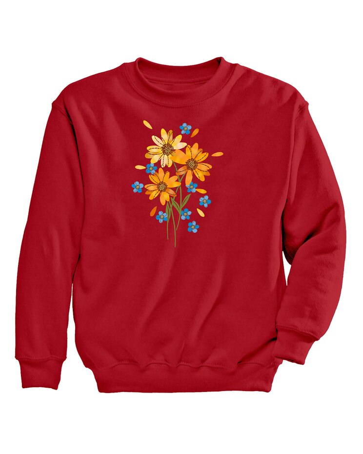 Floral Graphic Sweatshirt image number 1