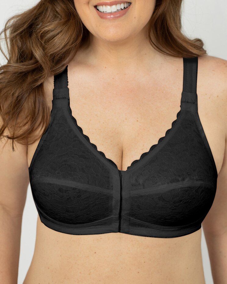 Front Close Soft Cup Posture Bra image number 1