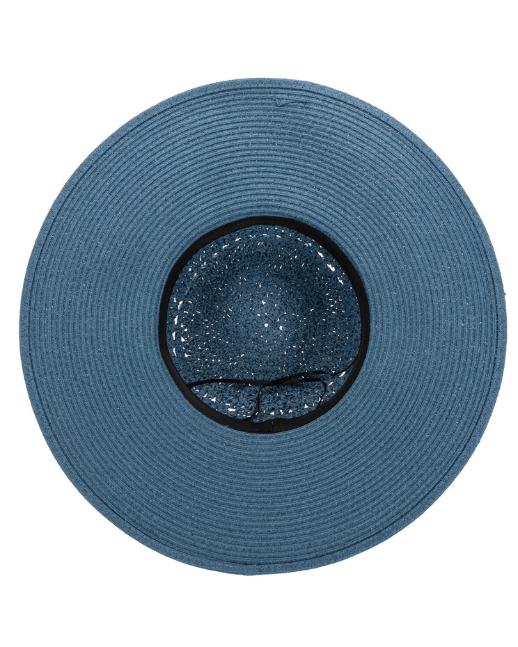 Paperbraid And Crochet Wide Brim Floppy Hat image number 5