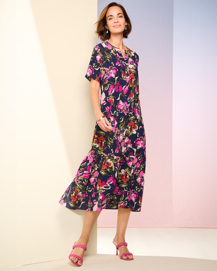 Floral Tiered Dress image number 1