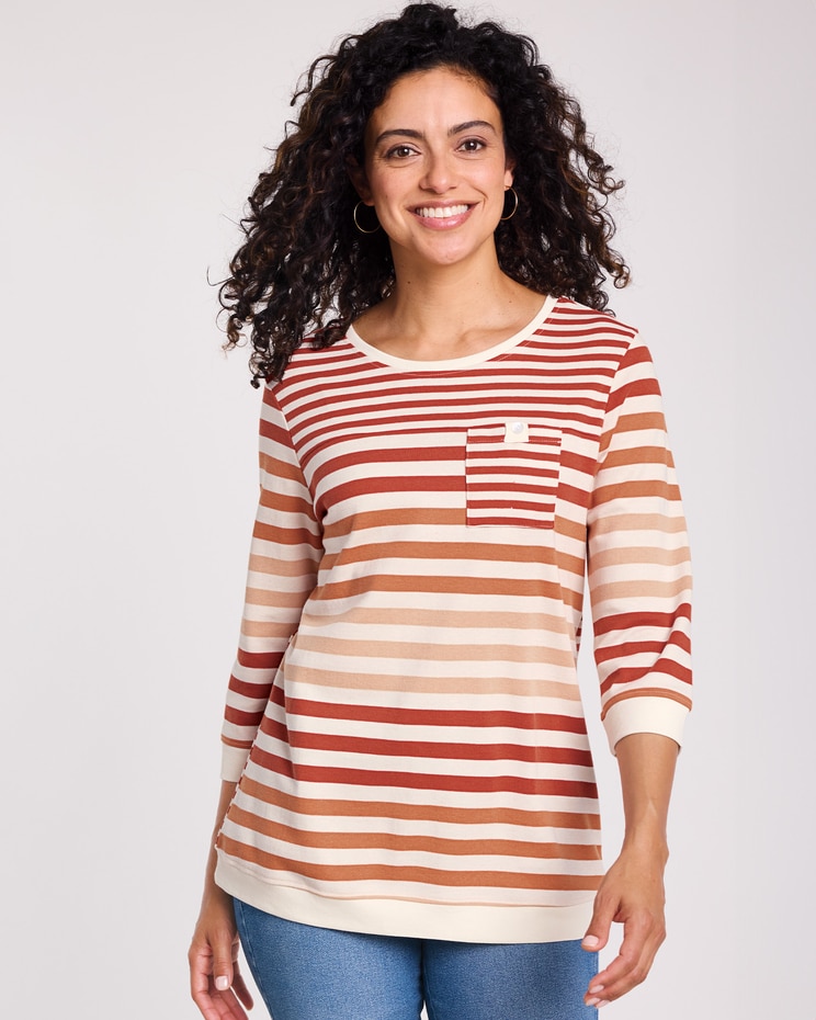 Essential Knit Pocket Top image number 1