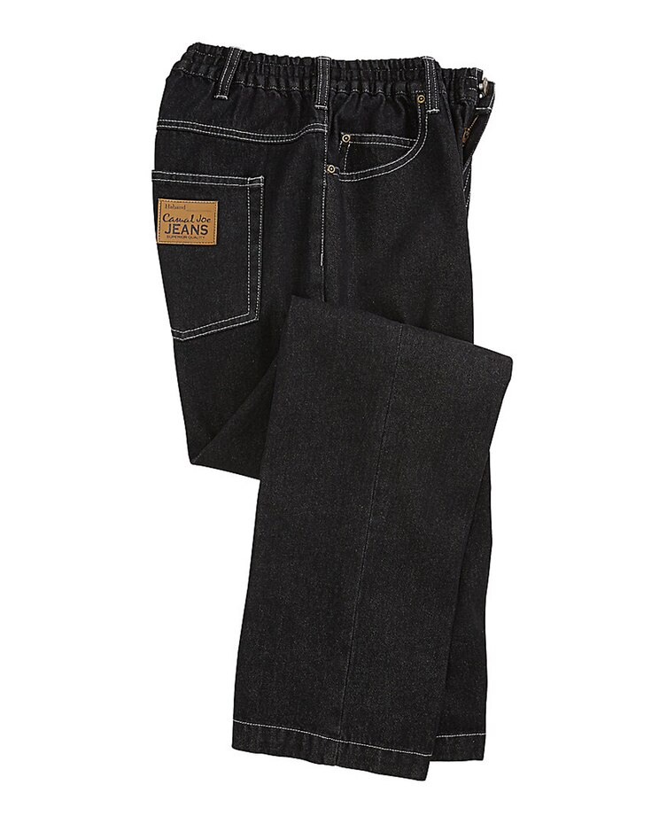 Haband Men’s Casual Joe® Stretch Waist Jeans image number 1