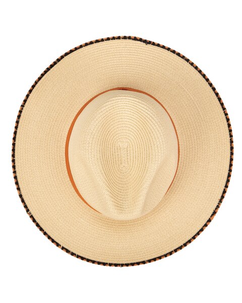 Desert Oasis - Ultrbraid Fedora With Embroidered Edge Hat