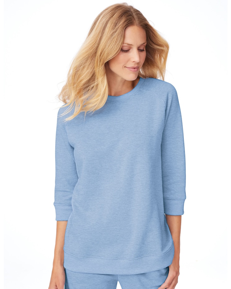 Better-Than-Basic Heathered Sweatshirt image number 1